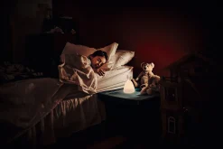 Led Nattlampe Kanin Oppladbar