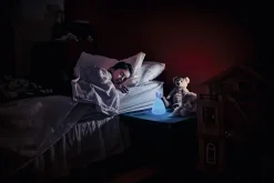 Led Nattlampe Kanin Oppladbar
