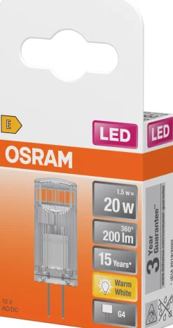 LED pin 20 1,8W 2700K G4