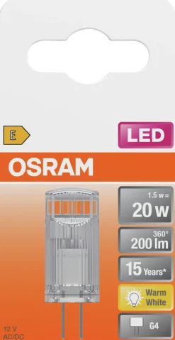 LED pin 20 1,8W 2700K G4