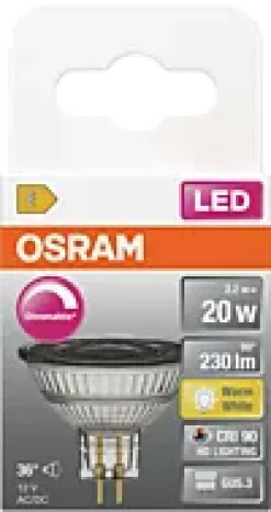 Led Spot Gu5,3 Mr16 20 230lm 12V Dimbar Varmhvit