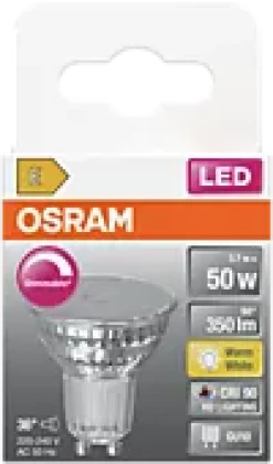 Led Spot Gu10 Par16 50 350lm Dimbar Varmhvit
