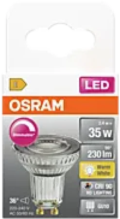 Led Spot Gu10 Par16 35 230lm Dimbar Varmhvit