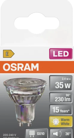 Led Spot Gu10 Par16 35 230lm Varmhvit