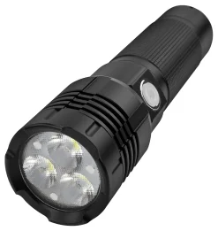 Lommelykt oppladbar 3200lm vanntett IP67 med hylster