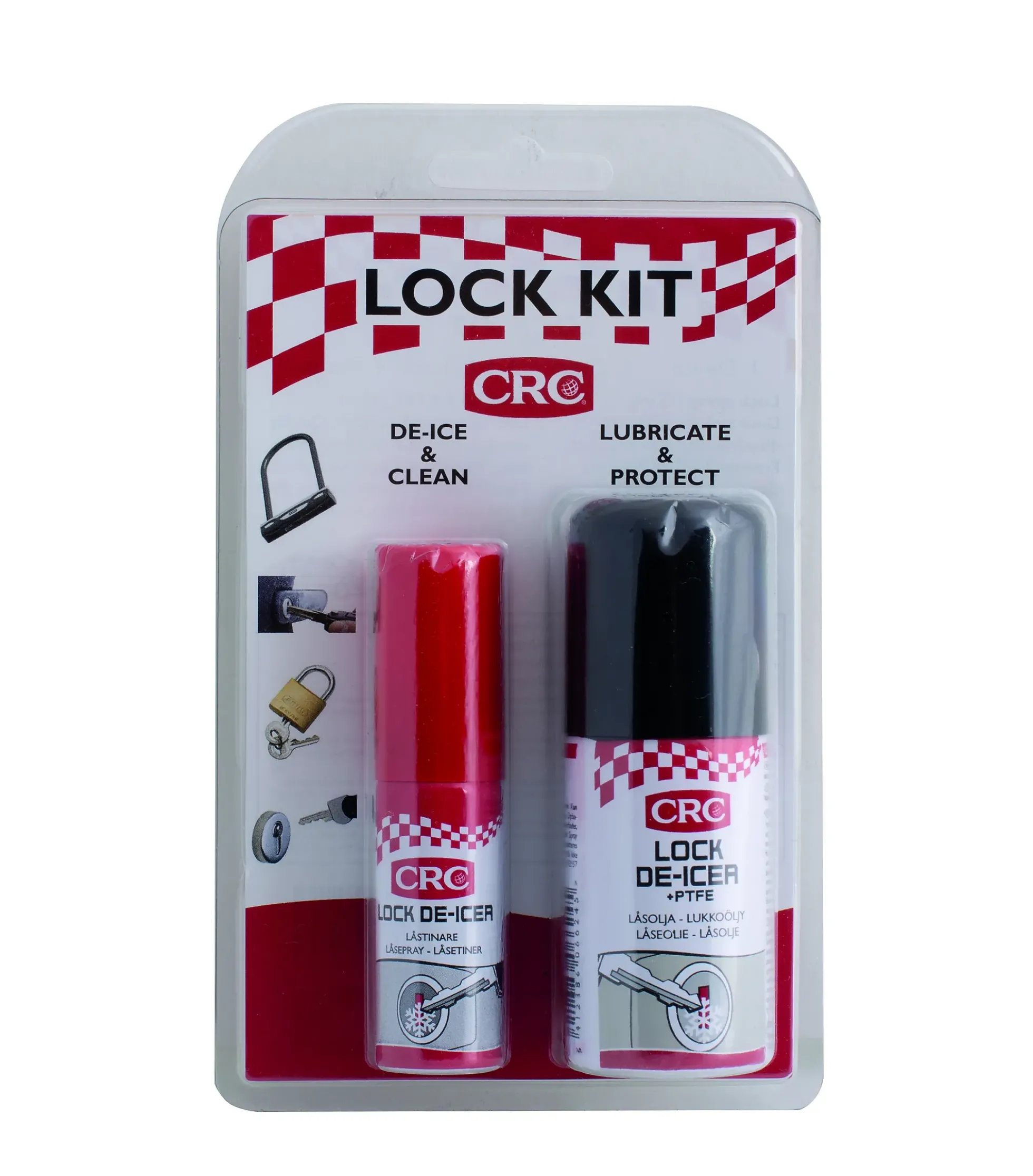 LÅSSPRAY DE ICER 15 ML OG LÅSOLJE 40ML