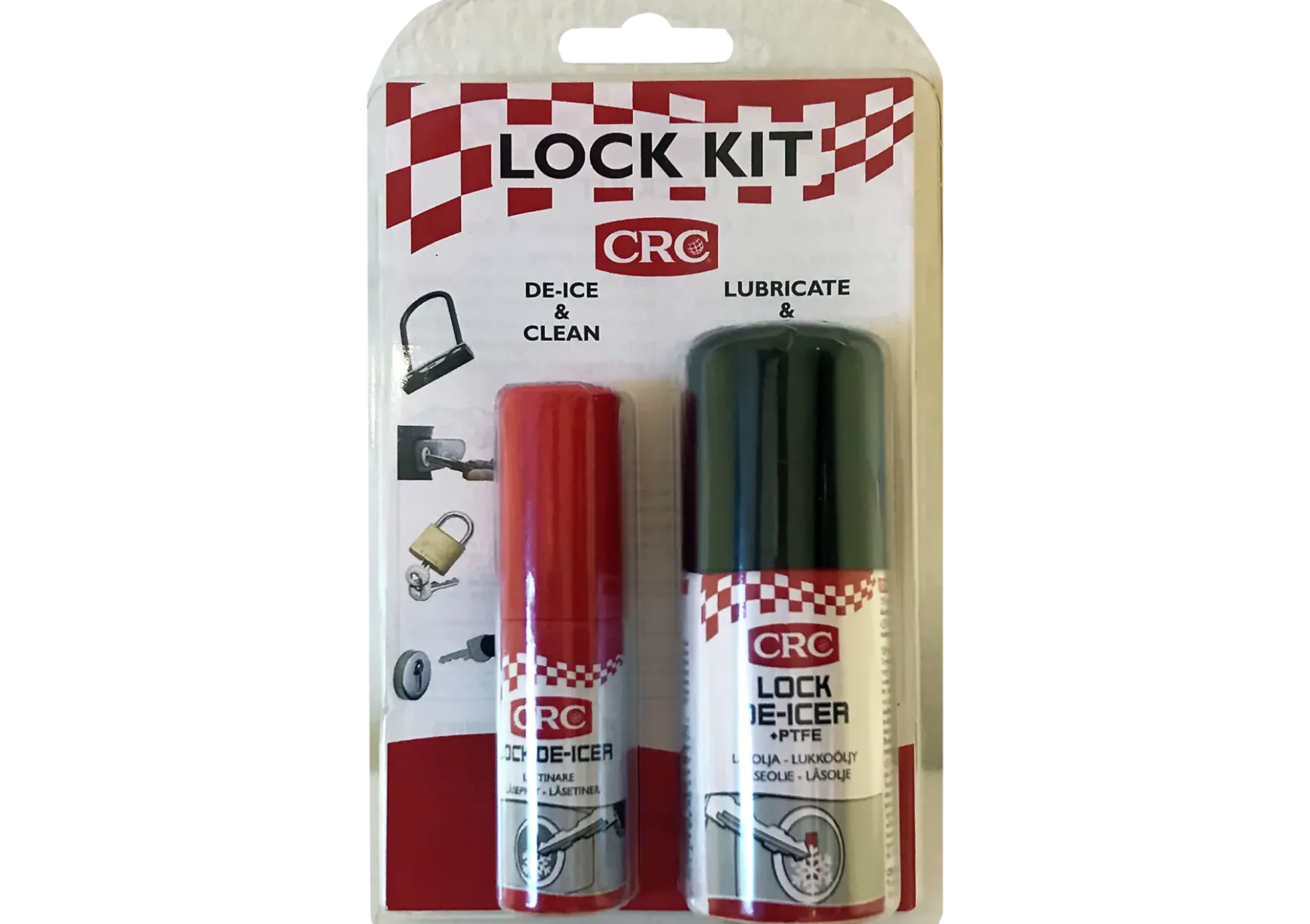 LÅSSPRAY DE ICER 15 ML OG LÅSOLJE 40ML