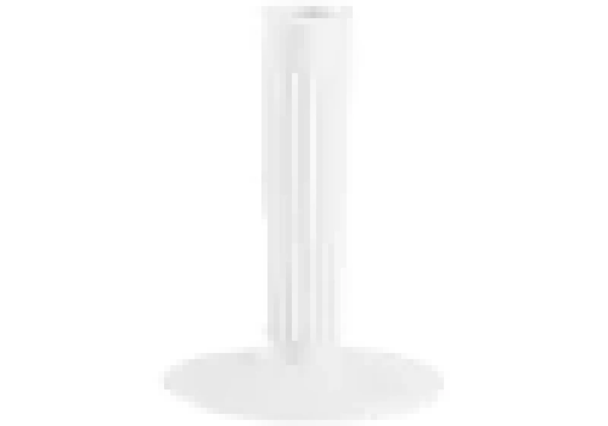 LYSESTAKE HAMMERSHØI HVIT 12CM