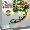 Lyslenke String 240ledlys 3 farger IP44 18m