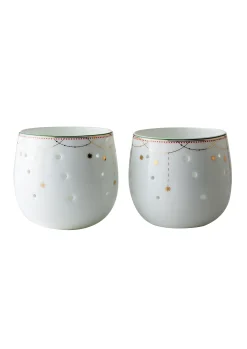 Lyslykt 8cm Julemorgen Girlander 2stk