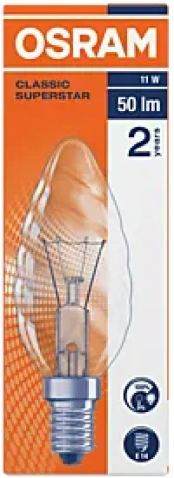 Lyspære Classic BW E14 11W