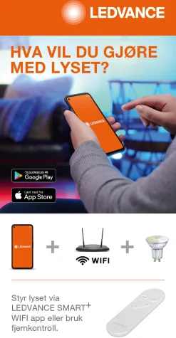 Lyspære smart+wifi PAR16 50 dim 5W GU10