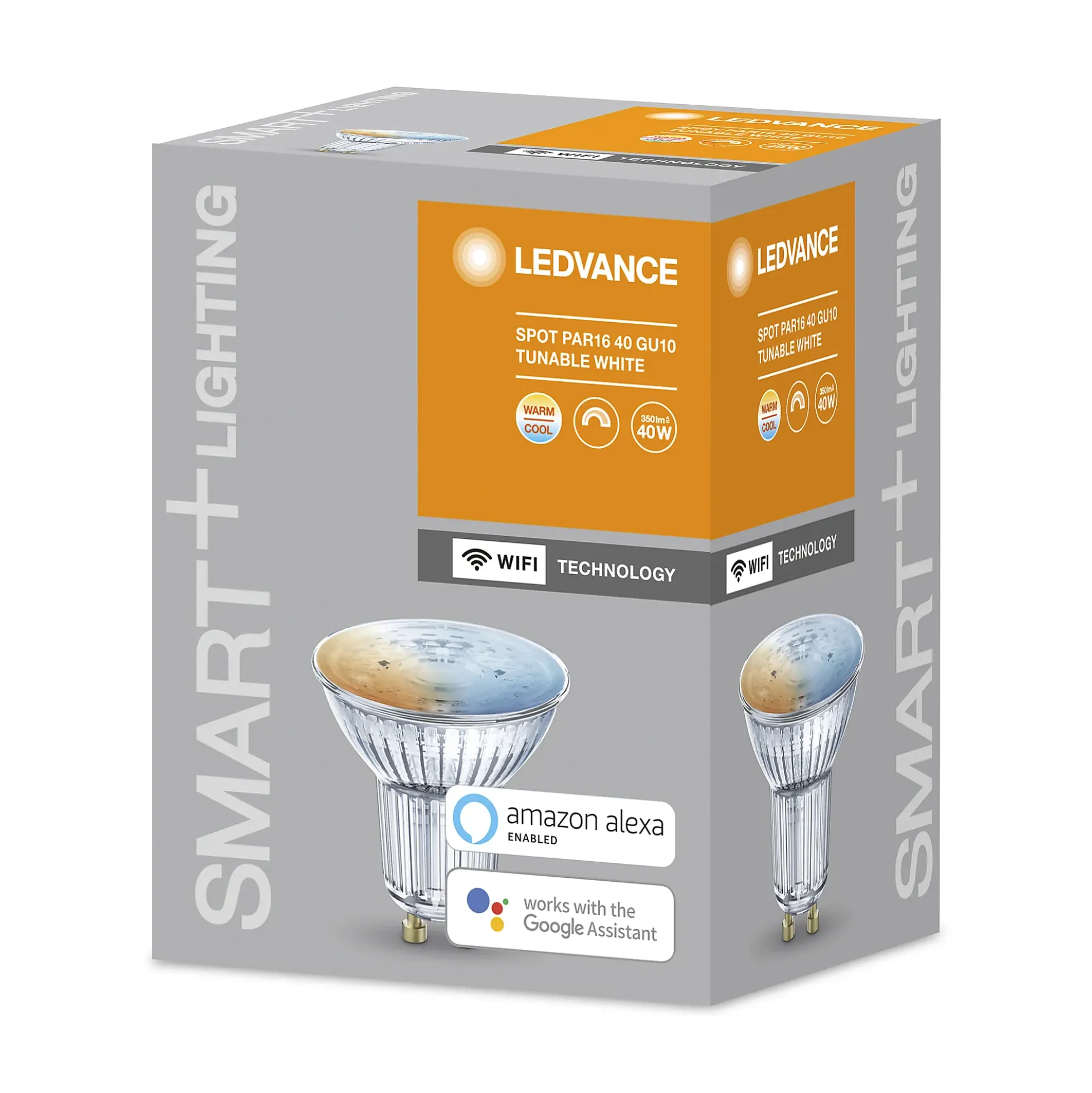 Lyspære smart+wifi PAR16 50 tw 5W GU10