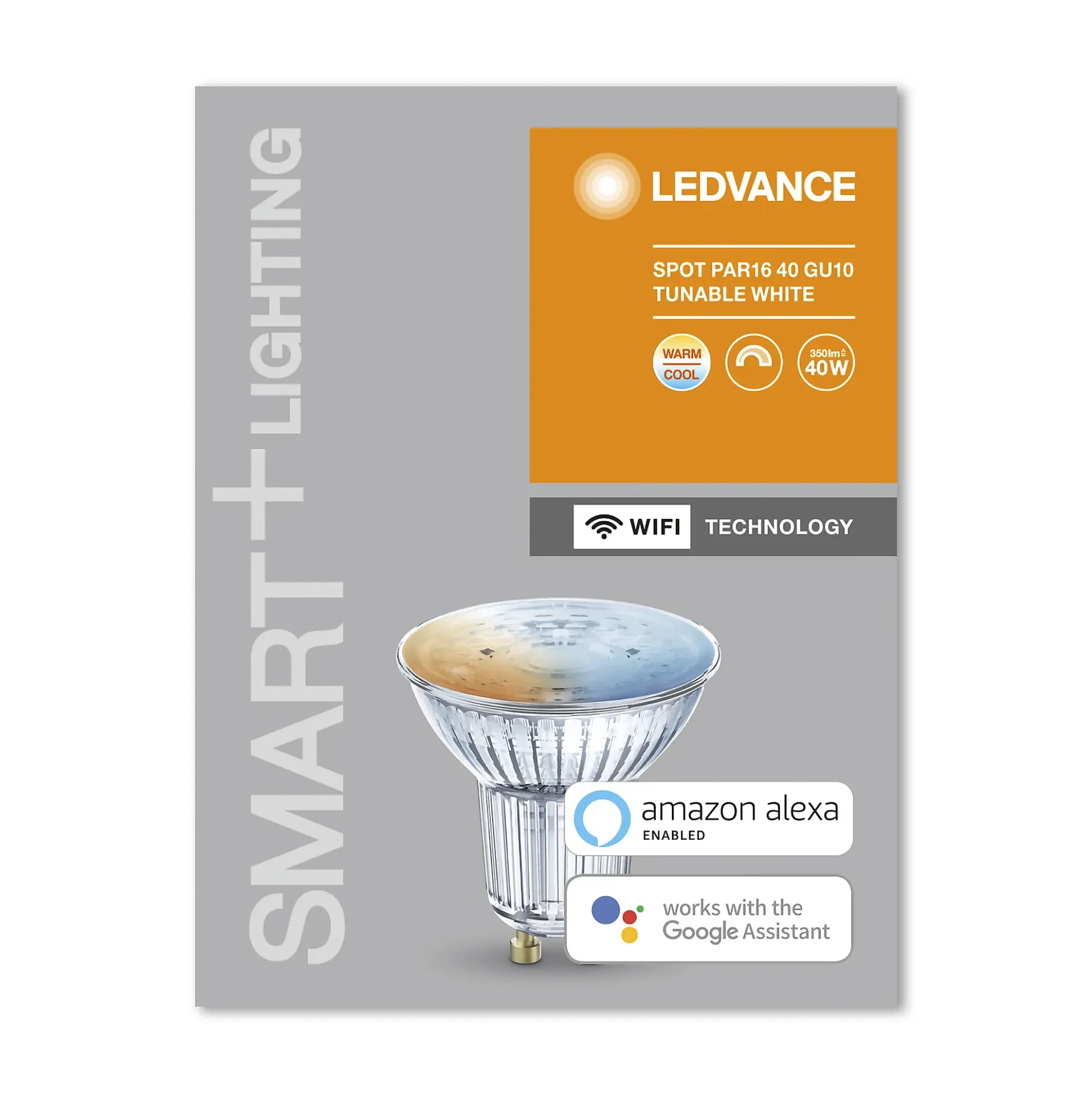 Lyspære smart+wifi PAR16 50 tw 5W GU10