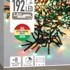 Lysslynge Cluster Lights 192ledlys 3 farger 1,4m