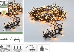 Lysslynge 700ledlys ekstra varmhvit IP44 14m
