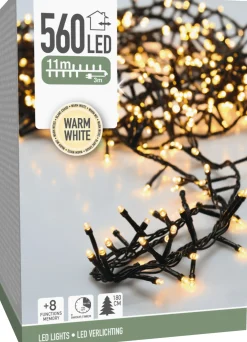 Lysslynge Micro Cluster 560ledlys varmhvit 11m
