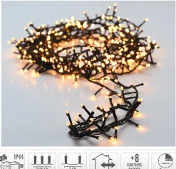 Lysslynge Micro Cluster 1800ledlys ekstra varmhvit 36m