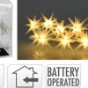 Lysslynge Star 10ledlys 120cm