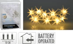 Lysslynge Star 10ledlys 120cm