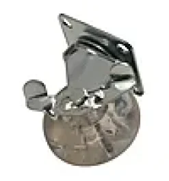 MØBELHJUL MED PLATE OG BREMS Ø50MM