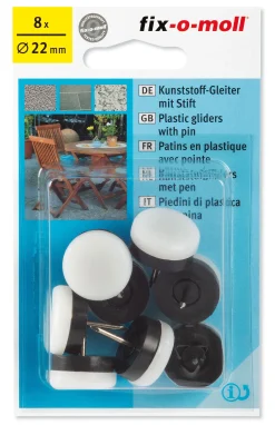 Møbelknott Plast 22mm
