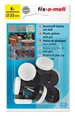 Møbelknott Plast 22mm