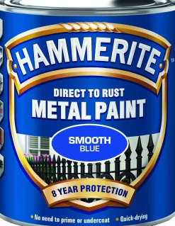 METALLMALING GLATT BLÅ 750ML
