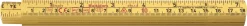 Meterstokk 61-1-6 mm/ glassfiber 1m