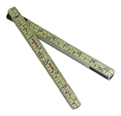 Meterstokk 61-1-6 mm/ tre 2m