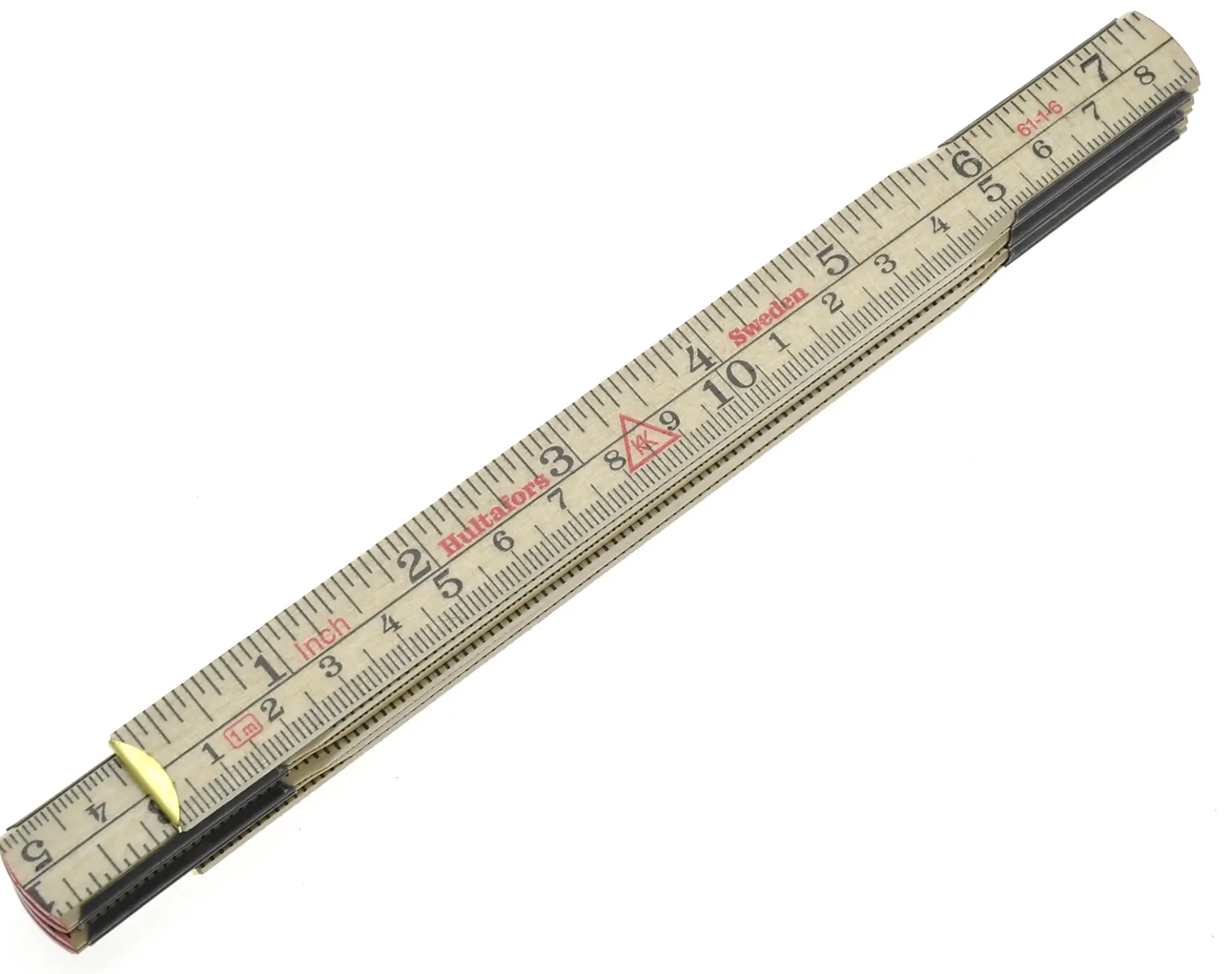 Meterstokk 61-1-6 mm/ tre 1m