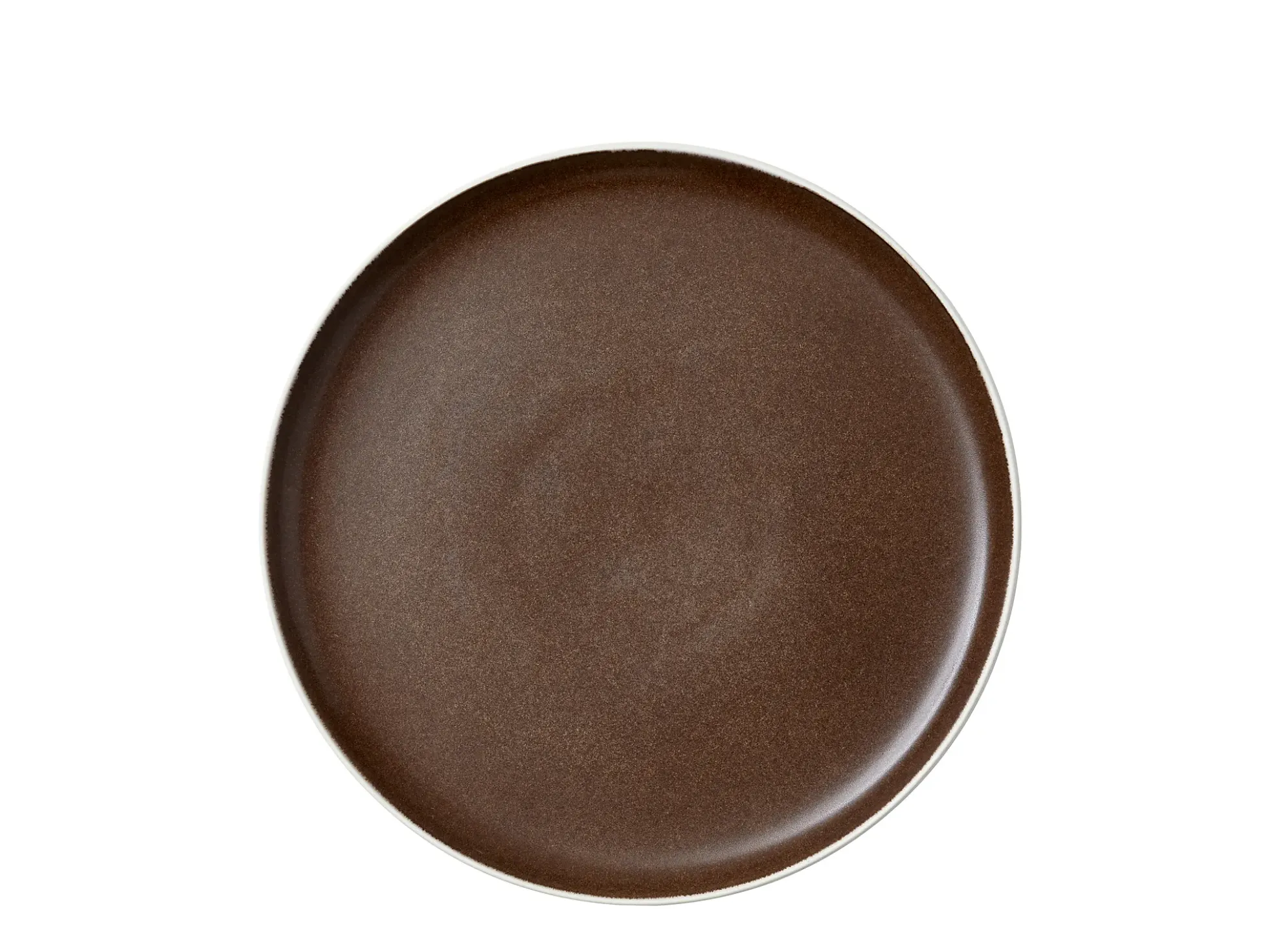 Middagstallerken North 27cm Matte Hvit/Matt Bark