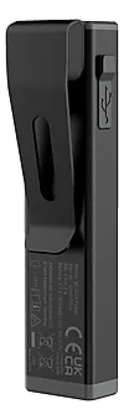 Minilykt oppladbar 500lm med magnet