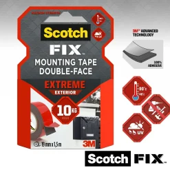 Monteringstape EXTREME 19mmx1,5m utendørs 10kg