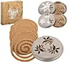 Myggspiral citronella i metallboks furu/edelgran/citron 10stk