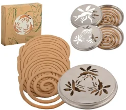 Myggspiral citronella i metallboks furu/edelgran/citron 10stk
