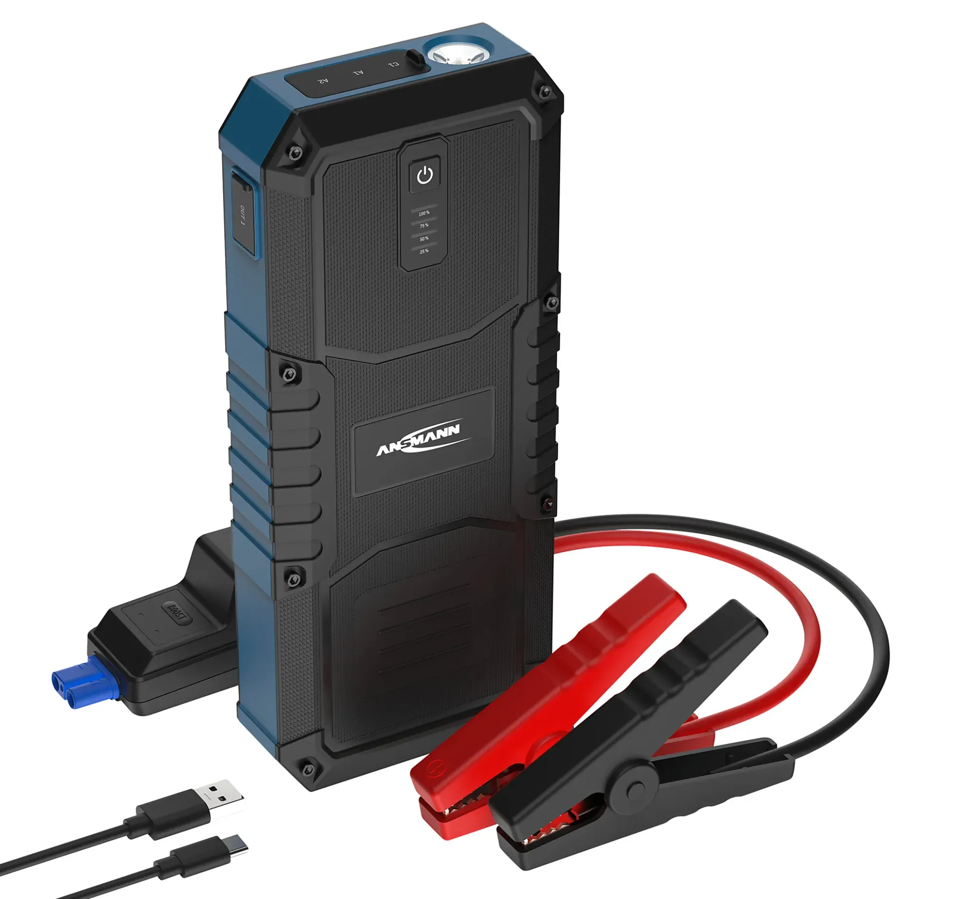Nødlader til bil med boost-funksjon 2500ampere