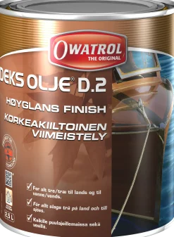 OLJE BÅT OG MØBLER HØYGLANS FINISH 2,5L OWATROL
