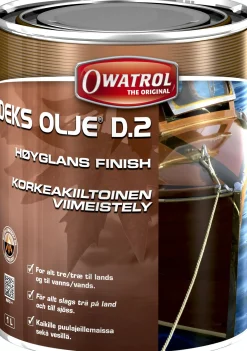 OLJE BÅT OG MØBLER HØYGLANS FINISH 1,0L OWATROL