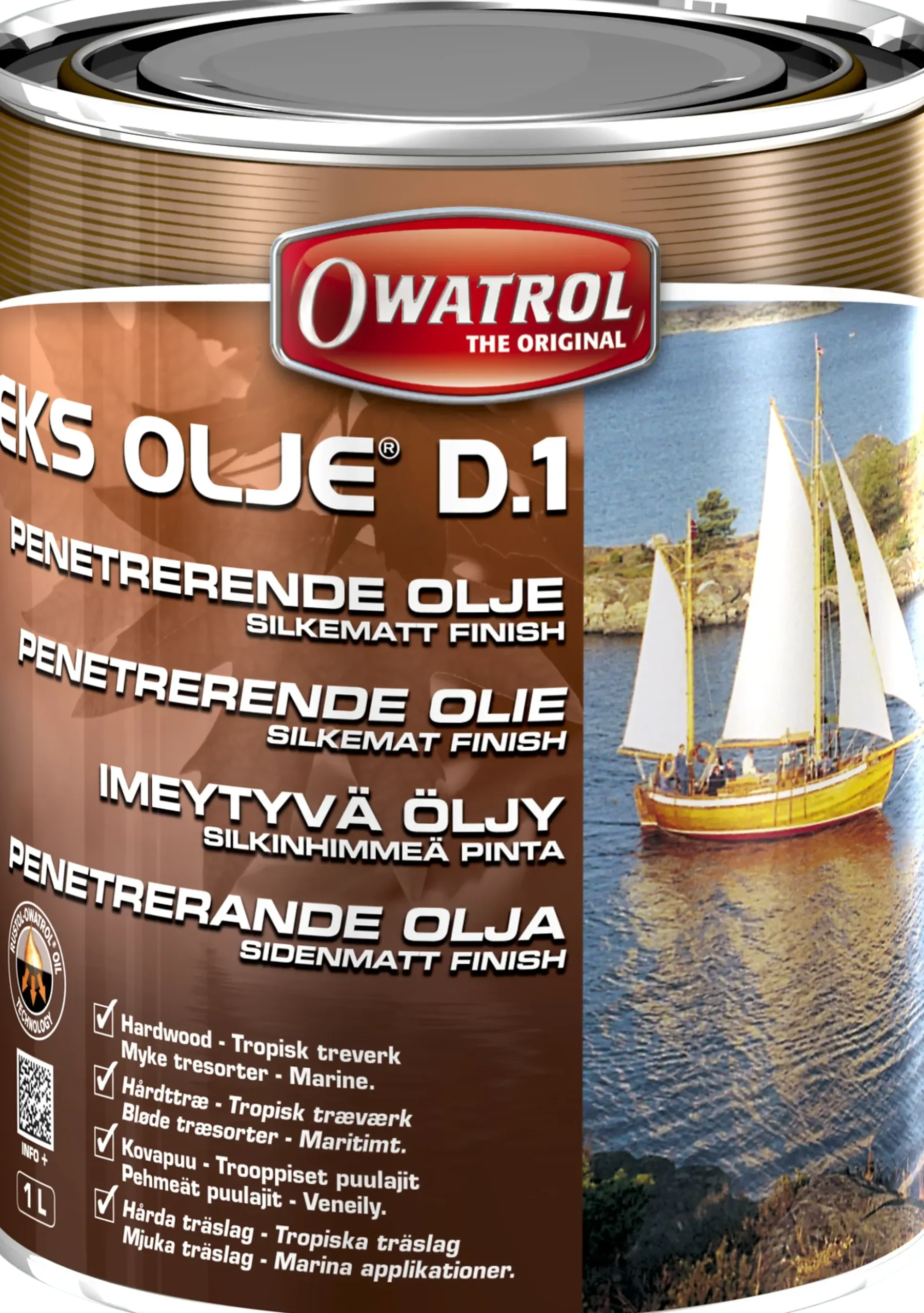 OLJE BÅT OG MØBLER METTENDE MATT 1,0L OWATROL