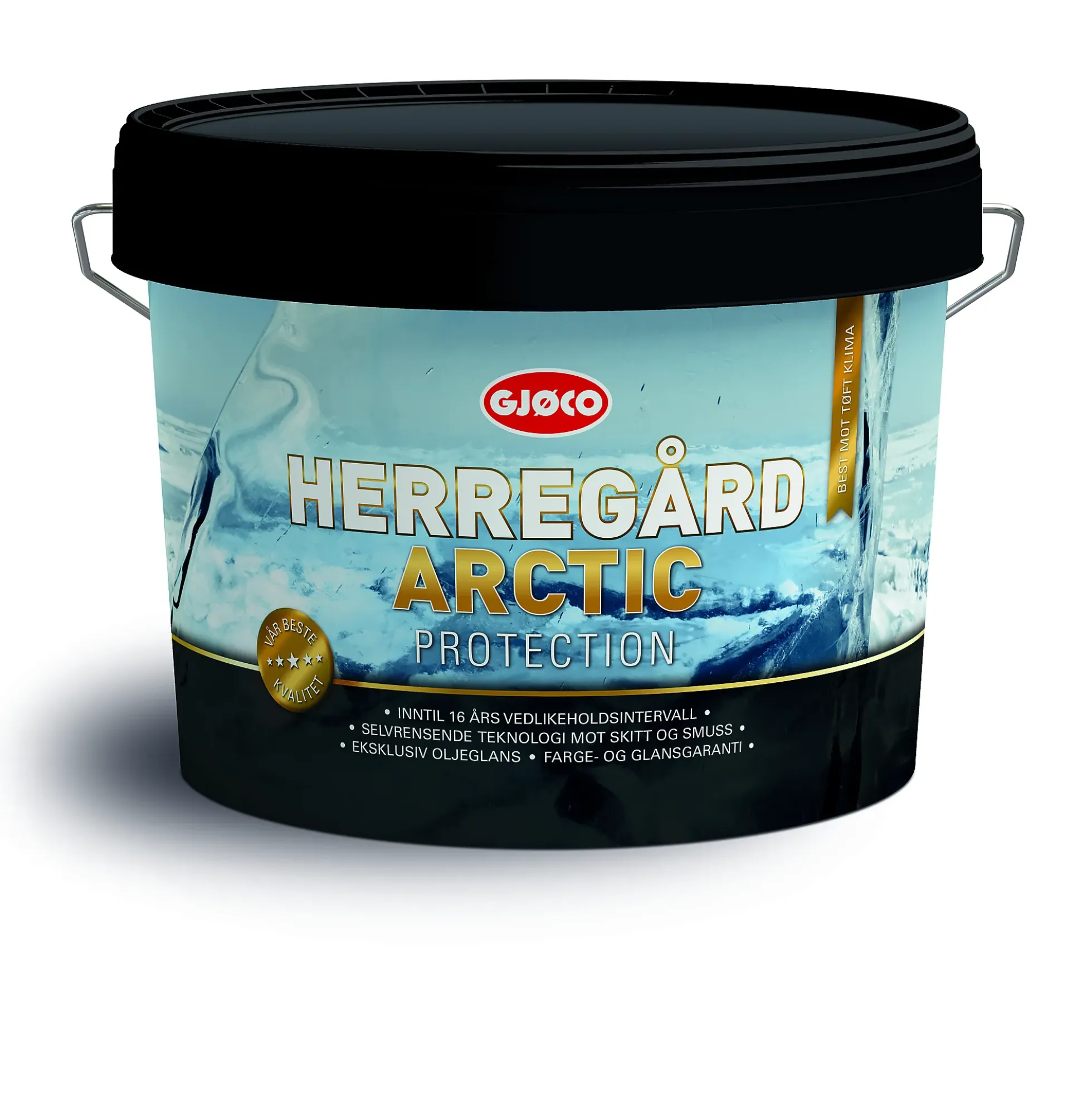 Oljemaling Arctic Herregård oksydrød base 9l