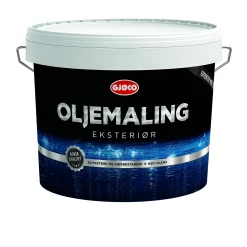 Oljemaling hvit base 9l