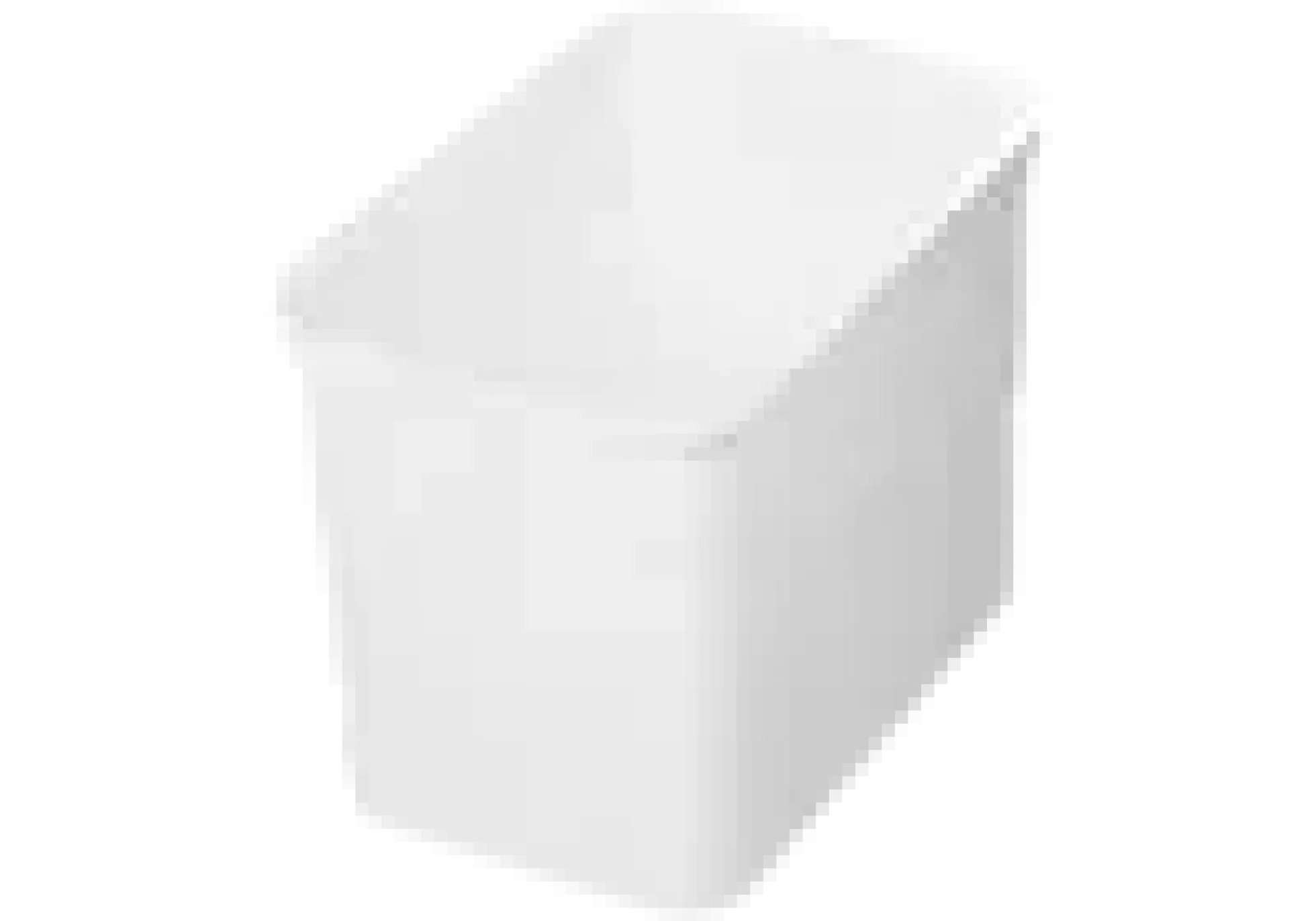 Oppbevaringsboks Collect hvit 76l