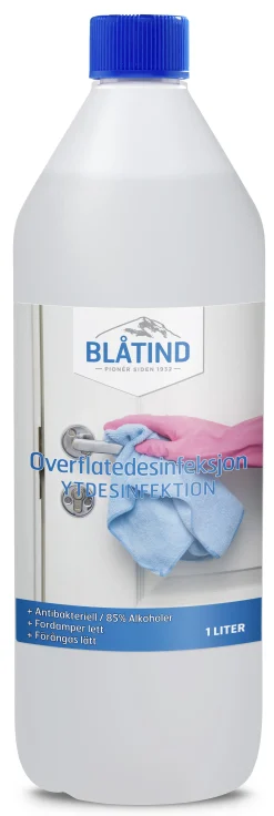 Overflatedesinfeksjon effektiv antibakteriell 1l