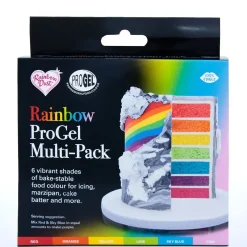 Pastafarger Progel Rainbow 6stk