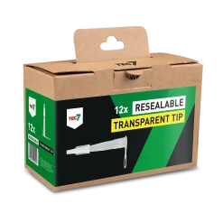 Patronspisser Transparent Tip 12Stk