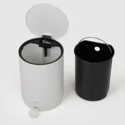Pedalbøtte Mind hvit 5l