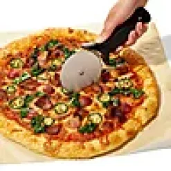 Pizzahjul i rustfritt stål med non-slip håndtak Ø9cm