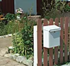 Postkasse 35 hvit