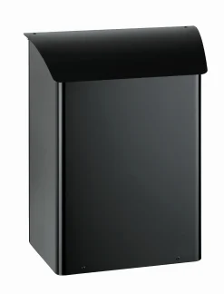 POSTKASSE SVART ADAGIO LIGHT (56) DESIGN KASSE UTEN LÅS